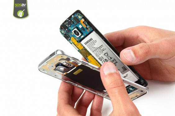 Guide photos remplacement nappe bouton power Samsung Galaxy S6 Edge (Etape 6 - image 2)