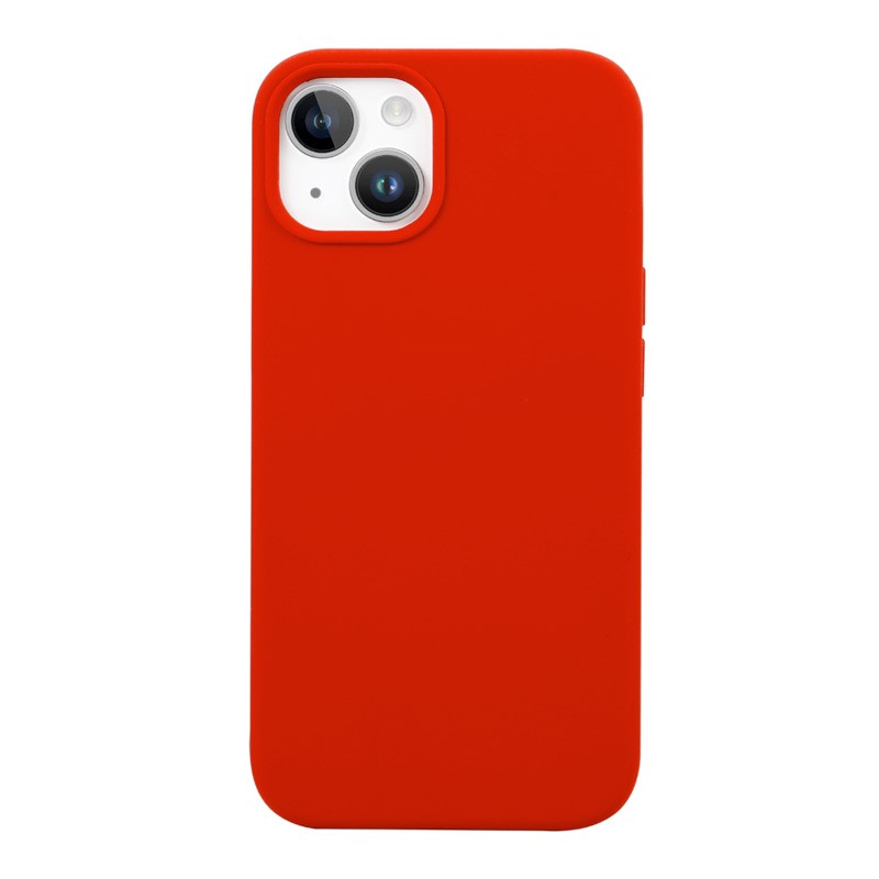 Coque iPhone 13 avec intérieur microfibres - Rouge photo 1 Coque iPhone 13 avec intérieur microfibres - Rouge photo 1