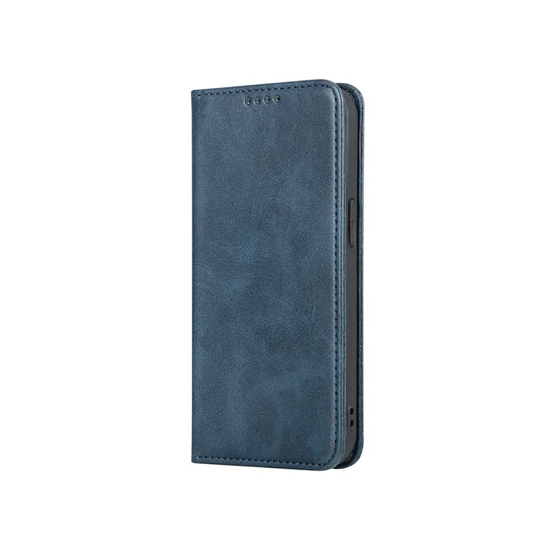 Etui portefeuille à clapet iPhone 15 Pro - Bleu photo 1 Etui portefeuille à clapet iPhone 15 Pro - Bleu photo 1