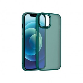 Housse effet satin mat transparent Vert Forêt - iPhone 15 Pro photo 1
